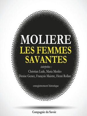 cover image of Les Femmes Savantes de Molière